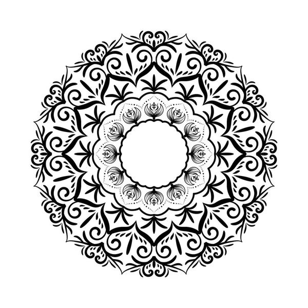 Luxusní Dekorativní Mandala Design — Stockový vektor