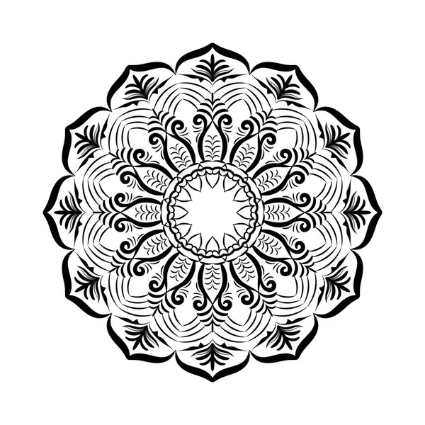 Luxusní Dekorativní Mandala Design — Stockový vektor