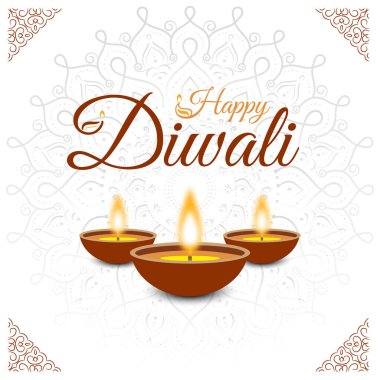  Mutlu Diwali, ışık festivali, Hint Rangoli 'nin Kağıt Grafiği, altın ışıklar, renkli dekoratif arka plan, mavi eflatun arka plan, mutlu Diwali sosyal medya paylaşımı