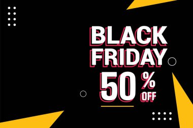 Kara Cuma afişi, Düz Kara Cuma Instagram paylaşımları koleksiyonu, Instagram paylaşımı, Siyah arkaplan sosyal medya afişi şablonu