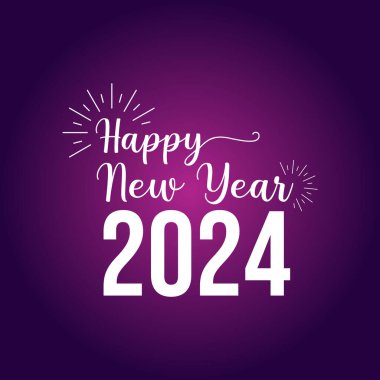  Mutlu yıllar 2024 metin tipografi tasarımı ve Noel şık dekorasyonu 2024, Yeni Yıl seti, Yeni Yıl afişi ve Instagram postası, Yeni Yıl logosu, Yeni Yıl tişörtü