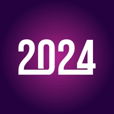  Mutlu yıllar 2024 metin tipografi tasarımı ve Noel şık dekorasyonu 2024, Yeni Yıl seti, Yeni Yıl afişi ve Instagram postası, Yeni Yıl logosu, Yeni Yıl tişörtü