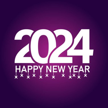  Mutlu yıllar 2024 metin tipografi tasarımı ve Noel şık dekorasyonu 2024, Yeni Yıl seti, Yeni Yıl afişi ve Instagram postası, Yeni Yıl logosu, Yeni Yıl tişörtü
