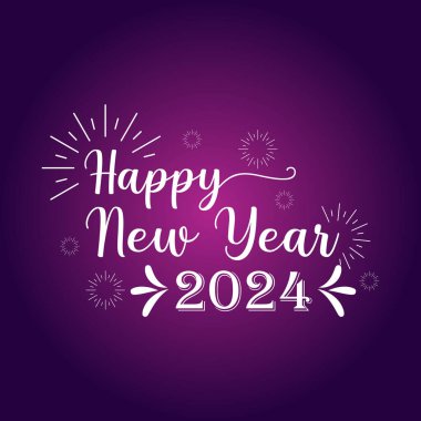  Mutlu yıllar 2024 metin tipografi tasarımı ve Noel şık dekorasyonu 2024, Yeni Yıl seti, Yeni Yıl afişi ve Instagram postası, Yeni Yıl logosu, Yeni Yıl tişörtü