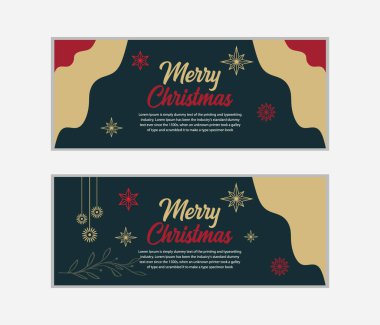 Noel afişi, Mutlu Noeller pankartı ve Mutlu Noeller, sosyal medya kapağı ve web afişi, tebrik kartı için Mutlu Noeller tasarımı, Vector Merry Xmas kar tanesi başlığı, Noel afişi veya duvar kağıdı 