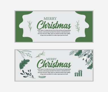 Noel afişi, Mutlu Noeller pankartı ve Mutlu Noeller, sosyal medya kapağı ve web afişi, tebrik kartı için Mutlu Noeller tasarımı, Vector Merry Xmas kar tanesi başlığı, Noel afişi veya duvar kağıdı 