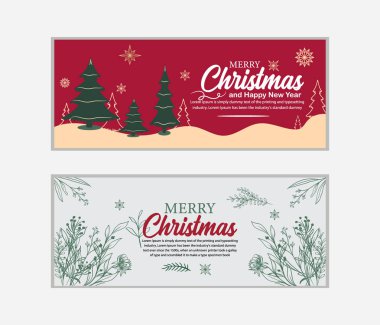 Noel afişi, Mutlu Noeller pankartı ve Mutlu Noeller, sosyal medya kapağı ve web afişi, tebrik kartı için Mutlu Noeller tasarımı, Vector Merry Xmas kar tanesi başlığı, Noel afişi veya duvar kağıdı 