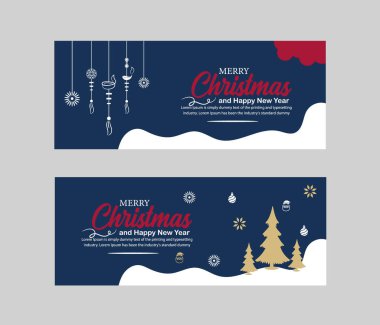 Noel afişi, Mutlu Noeller pankartı ve Mutlu Noeller, sosyal medya kapağı ve web afişi, tebrik kartı için Mutlu Noeller tasarımı, Vector Merry Xmas kar tanesi başlığı, Noel afişi veya duvar kağıdı 