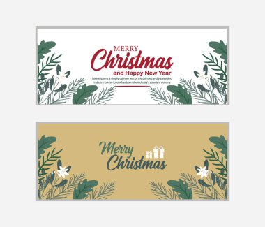 Noel afişi, Mutlu Noeller pankartı ve Mutlu Noeller, sosyal medya kapağı ve web afişi, tebrik kartı için Mutlu Noeller tasarımı, Vector Merry Xmas kar tanesi başlığı, Noel afişi veya duvar kağıdı 