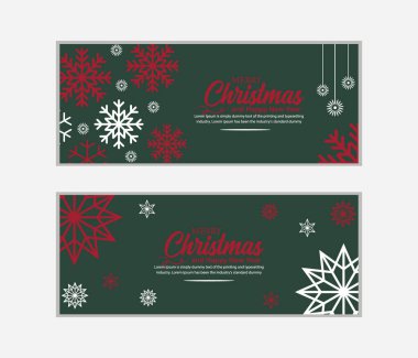 Noel afişi, Mutlu Noeller pankartı ve Mutlu Noeller, sosyal medya kapağı ve web afişi, tebrik kartı için Mutlu Noeller tasarımı, Vector Merry Xmas kar tanesi başlığı, Noel afişi veya duvar kağıdı 