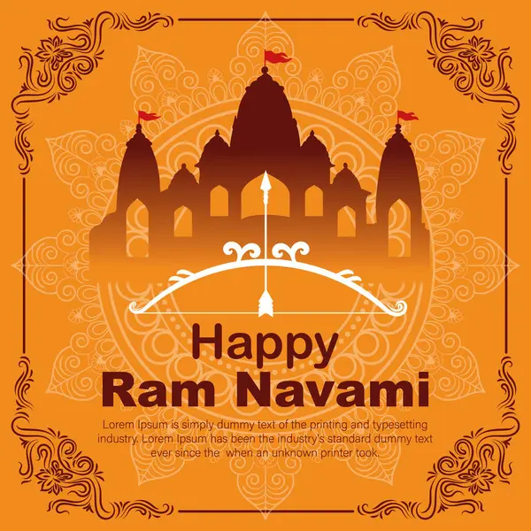Ram Navami kültürel bayrağı dikey Hindu bayrağı Ram Navami kutlama arkaplanı ve Ram Navami Sarı Bej Arka plan Hinduizm Festivali Sosyal Medya Bayrağı