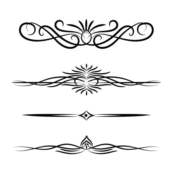 Ручной рисунок цветочные элементы украшения, цветочные украшения, и цветочные элементы