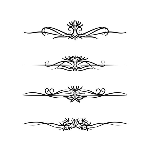 Ручной рисунок цветочные элементы украшения, цветочные украшения, и цветочные элементы