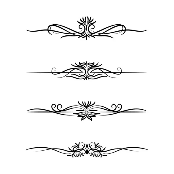 stock vector Hand draw floral decoration elements, Floral ornaments, and floral elements