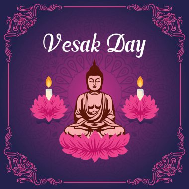 Vesak Günü İllüstrasyon Festivali sosyal medya paylaşımını ve Vesak Günü Banner 'ı kutladı
