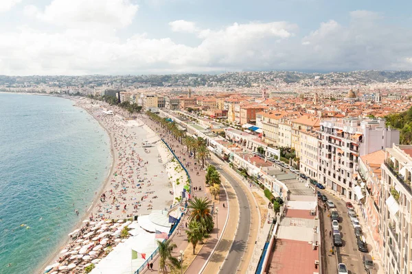 panoramik manzaralı nice, Fransa 