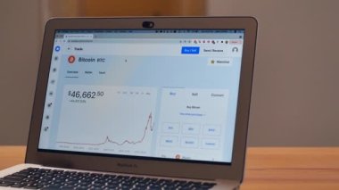 Kripto Para Zenginliği Konsepti Yağmurlu Para