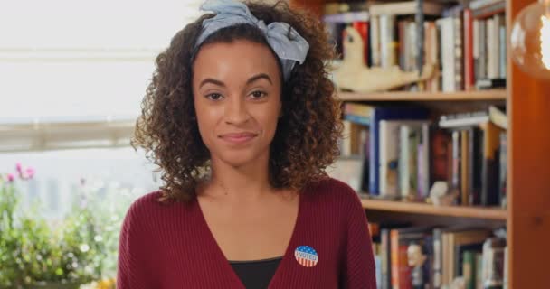 美国多文化的女性选民 — 图库视频影像