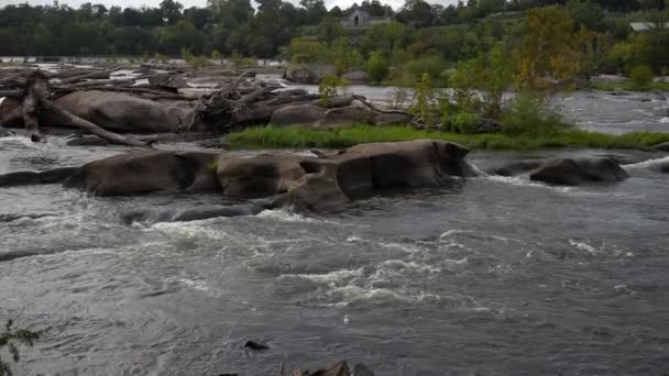 Río James Richmond Virginia — Vídeo de stock