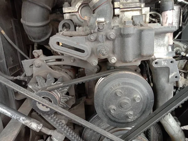Old Rusty Metal Engine Parts — Stock fotografie