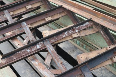 Eski paslı metal arkaplan dokusu 