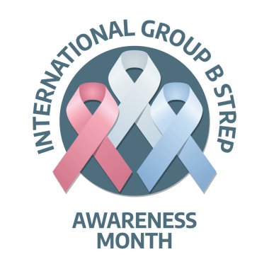 Kutlama için uluslararası grup B strep gün tasarım şablonu. Uluslararası grup b strep vektör tasarımı. Grup B. Streptokok farkındalığı. bebek vektör tasarımı.