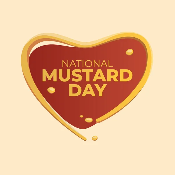 stock vector national mustard day design template for celebration. mustard vector design. mustard illustration. mustard and hot dog.