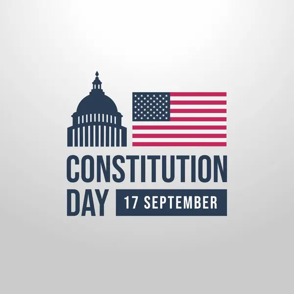 Anayasa Günü. Düz sanat tasarımı. Vektör tasarımı. Kutlama şablonu kullanımı için iyi. 10 saniye.. 