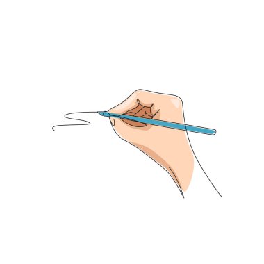 Şiirin sürekli çizimi kutlama kullanımı için iyi bir tasarım şablonu. Devamlı çizgi elementi çizimi. Vektör çizgisi. monoline varlığı.