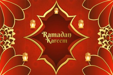 Süslü Ramazan arkaplanı