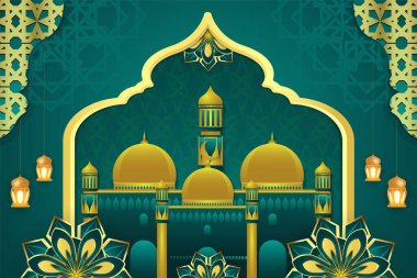 Ramazan Kareem Süslü Arkaplan