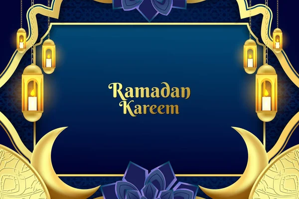 Ramadan Kareem Projeto Fundo —  Vetores de Stock