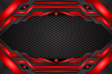 Siyah ve kırmızı renkli soyut arkaplan