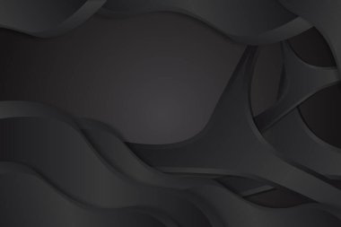 Siyah renkli soyut sıvı arkaplan