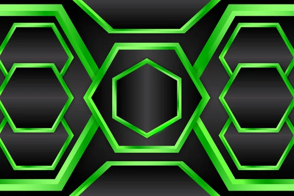 Abstrakter Hintergrund Diagonal Mit Schwarzer Und Grüner Farbe — Stockvektor