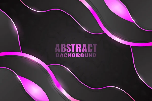 Abstract Fluid Background Black Pink Color — Stock Vector