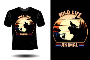 Vahşi yaşam hayvan model antika tasarımı