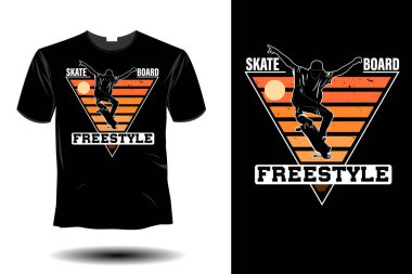 Kaykay serbest stil eski moda tasarımı