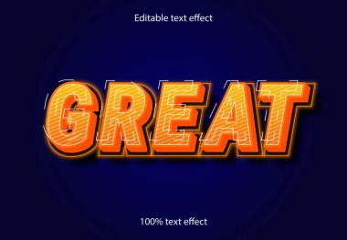 Harika Düzenlenebilir metin efekti