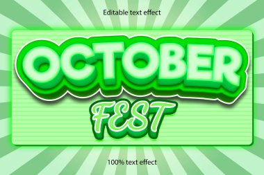 Ekim Festivali metin efekti