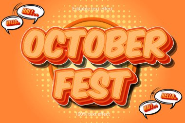 Ekim Festivali metin efekti