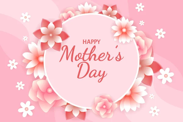 Happy Mother Day Hintergrund Gradient — Stockvektor