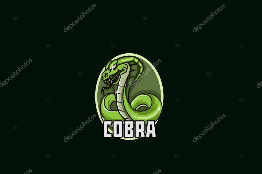 Cobra e sport logo vector