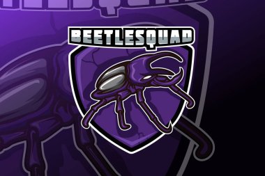 Böcek ve spor logosu tasarımı