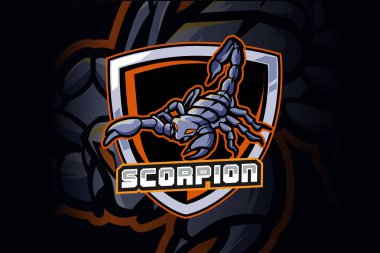 Scorpion e spor logo vektörü