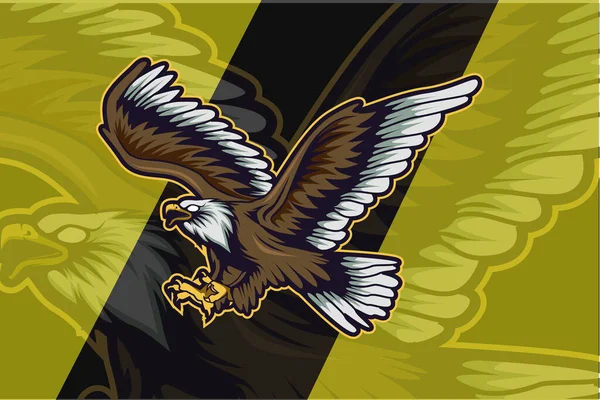 Eagle Sport Logo Vektor — Stock vektor