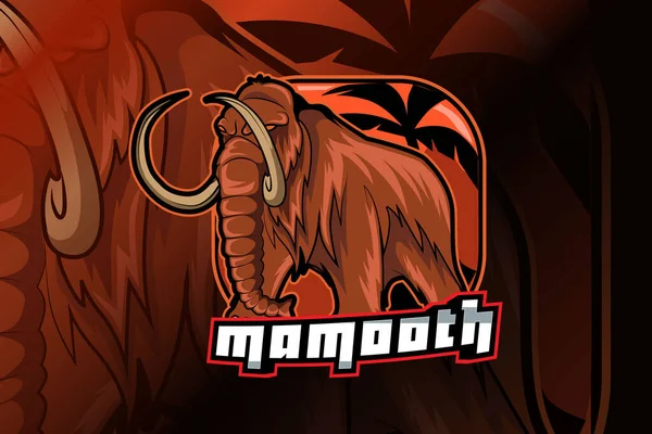 Mammoth Sport Logo Vector — Vettoriale Stock