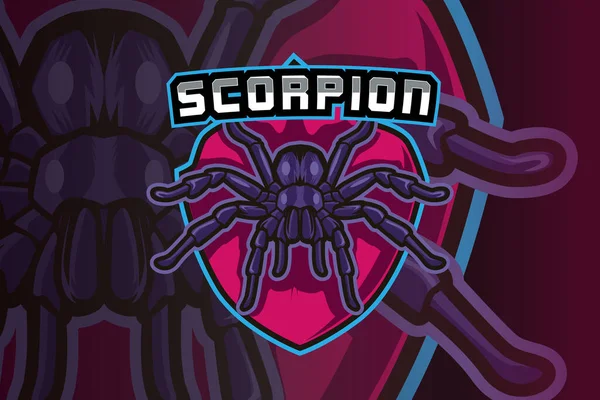 stock vector Scorpion e sport logo vector