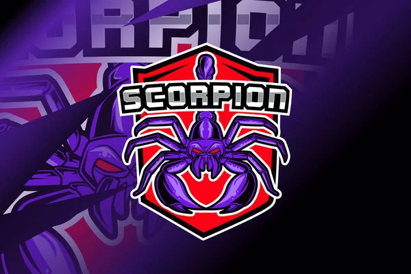 Wektor Logo Scorpion Sport — Wektor stockowy