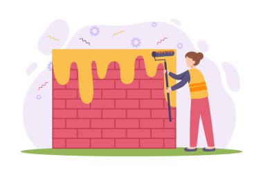 İşçi Bayramı Düz Tasarımı